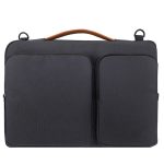 Wasserdichte Laptop-Handtasche aus Nylon für 13-14-Zoll-Laptops mit Trolley-Gurt, 13-14 inch – Bild 2
