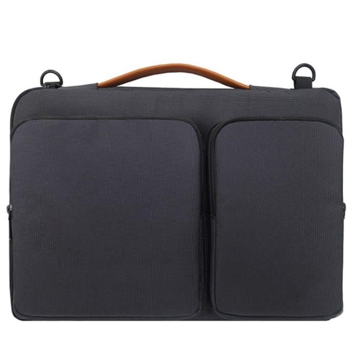 LB5361B.jpg Wasserdichte Laptop-Handtasche aus Nylon für 15-15,6-Zoll-Laptops mit Trolley-Gurt, 15-15.6 inch – Bild 1