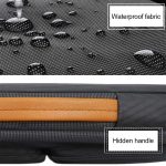 Wasserdichte Laptop-Handtasche aus Nylon für 15-15,6-Zoll-Laptops mit Trolley-Gurt, 15-15.6 inch – Bild 8