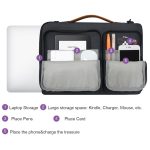 Wasserdichte Laptop-Handtasche aus Nylon für 15-15,6-Zoll-Laptops mit Trolley-Gurt, 15-15.6 inch – Bild 9