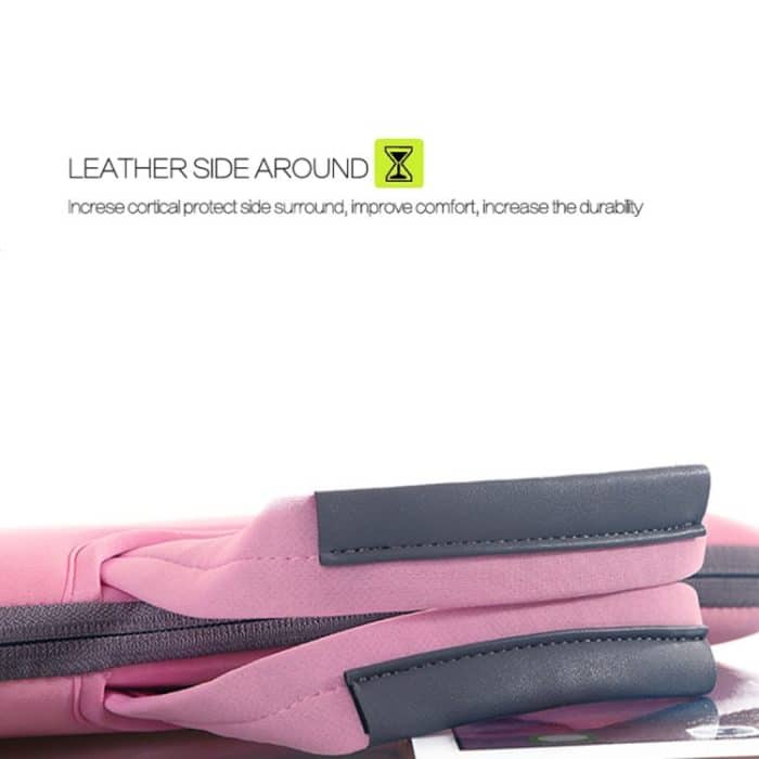 Tragbare, luftdurchlässige 15,6-Zoll-Handtasche für Laptops, Größe: 41,5 x 30,0 x 3,5 cm, 15.6 inch Black, 15.6 inch Pink, 15.6 inch Green, 15.6 inch Grey, 15.6 inch Magenta – Bild 8