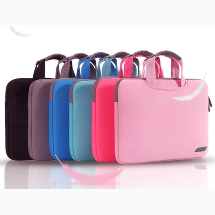 Tragbare, luftdurchlässige 15,6-Zoll-Handtasche für Laptops, Größe: 41,5 x 30,0 x 3,5 cm, 15.6 inch Black, 15.6 inch Pink, 15.6 inch Green, 15.6 inch Grey, 15.6 inch Magenta – Bild 2