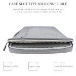 ND04 Wasserdichte Laptop-Handtasche aus Oxford-Stoff für 13,3-Zoll-Laptops, mit Koffergurt, 13.3 inch – Bild 5