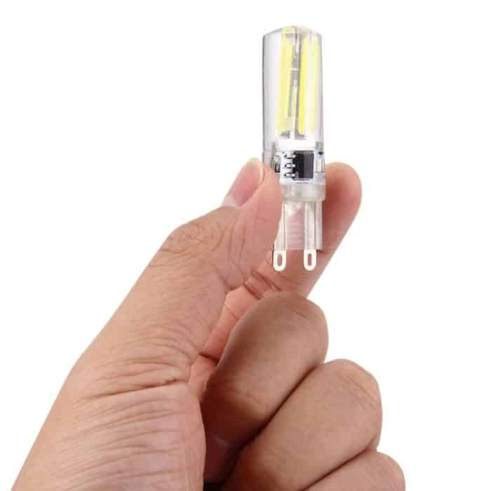 G9 4W Silikon dimmbare 8 LED-Filament-Glühbirne für Hallen, AC 220-240V – Bild 4