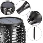 96 LED Solar Flame Light Garten Garten Rasen Licht Garten Landschaft Fackel Licht – Bild 4