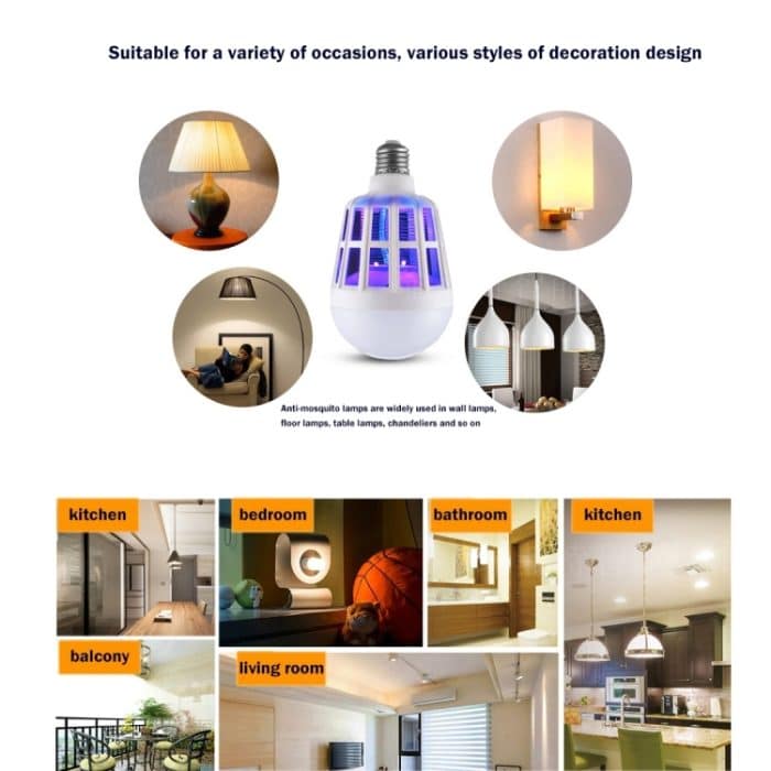 Fliegenschädlinge, Insekten, lehnen Zapper, LED-Kugel-Stehleuchte, AC 175–265 V ab – Bild 8