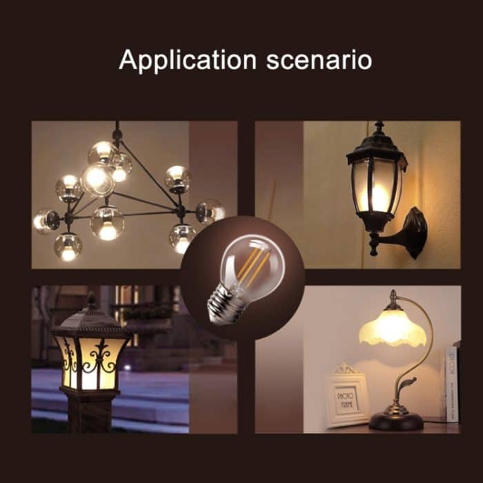 4 LEDs 380 LM 2300K Energiesparlampe, AC 85-265V, 4W Tawny/Warm White – Bild 6