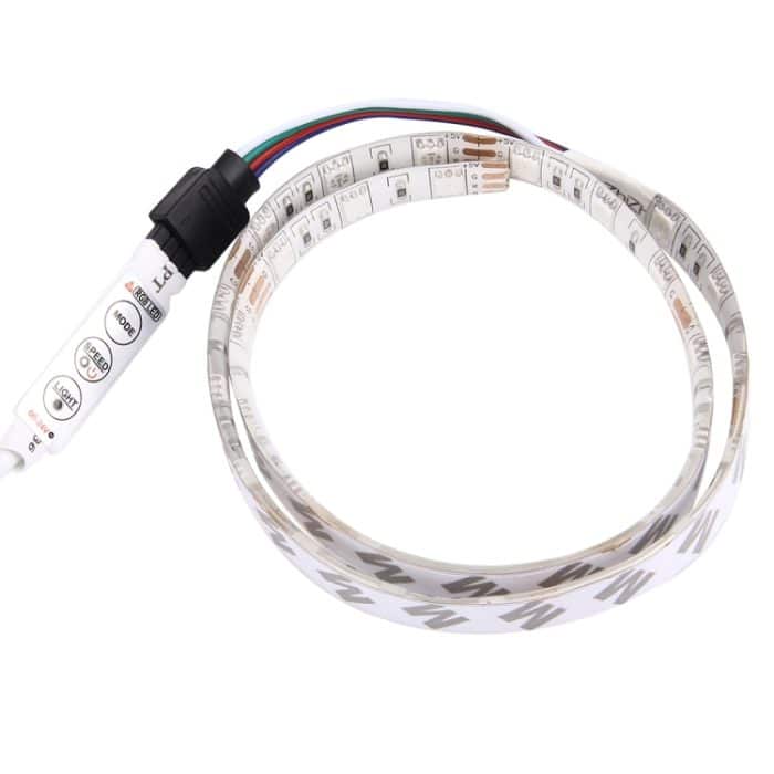 Epoxidharz IP65 wasserdicht 30 LED 5050 SMD mit 1 m verlängertem Schalterkabel und manueller Steuerung, Breite: 10 mm – Bild 3