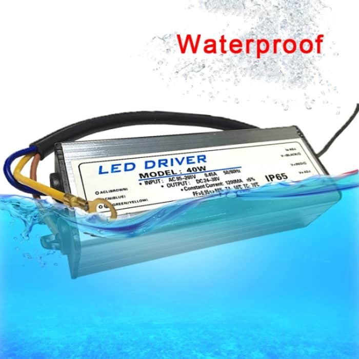 30W LED Treiberadapter AC 85-265V auf DC 24-38V IP65 Wasserdicht – Bild 6