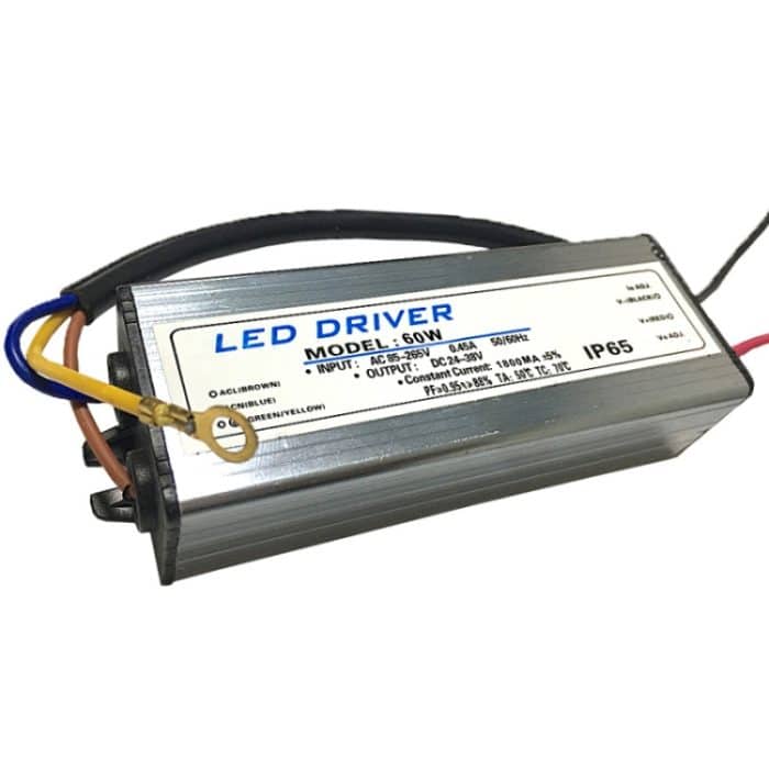 60W LED Treiberadapter AC 85-265V an DC 24-38V IP65 Wasserdicht – Bild 1