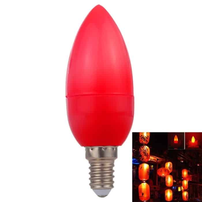 E14 2W 8 LEDs 2835 SMD 90 LM LED-Glühbirne Energiesparlicht, AC 220V, E14 – Bild 1