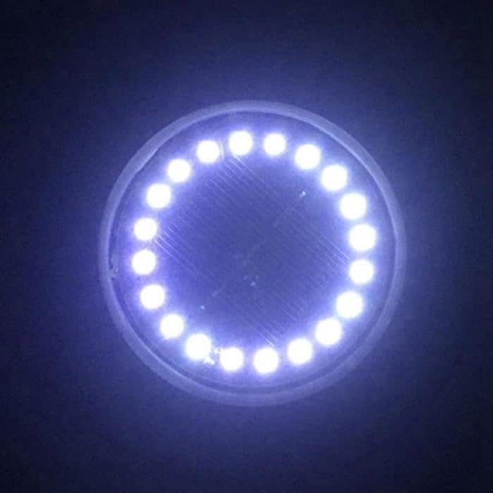 2 Stück 16 LEDs, solarbetriebene Erdleuchte, IP65, wasserdicht, für den Außenbereich, Garten, Straßenlaterne, 16 LEDs – Bild 6