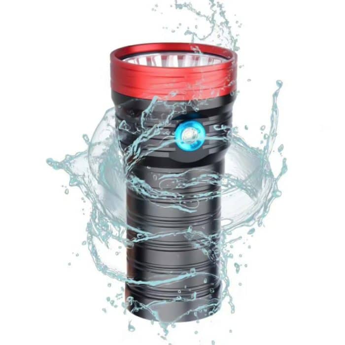 3 Gänge, DB18 18xT6, Lichtstrom: 5400lm LED-Taschenlampe, ohne Batterie – Bild 9