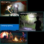 400 LM Multifunktions-USB-Aufladung, tragbare Notfall-Arbeitsstandleuchte mit magnetischem und um 360 Grad drehbarem Haken – Bild 14