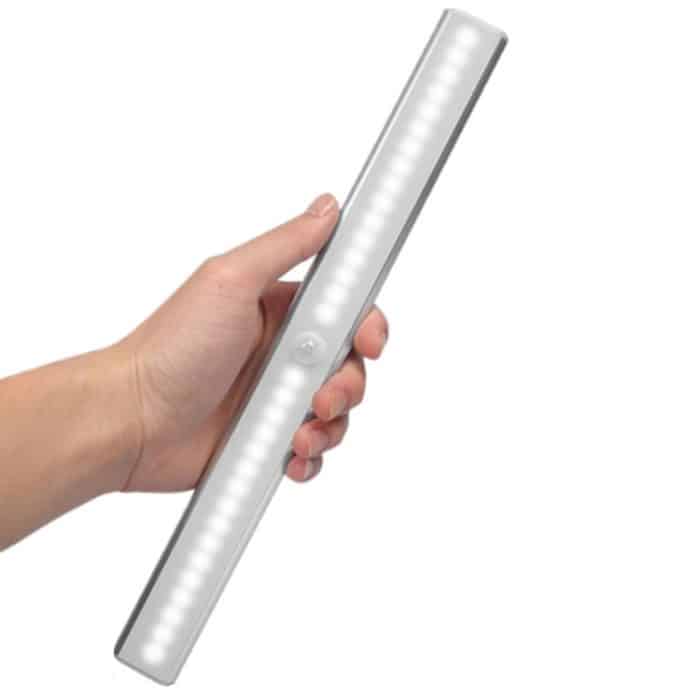 2,8 W 30 LEDs Weißes Licht Breitbild Intelligentes menschliches Körpersensorlicht LED Korridor-Schranklicht, USB-Ladeversion – Bild 2