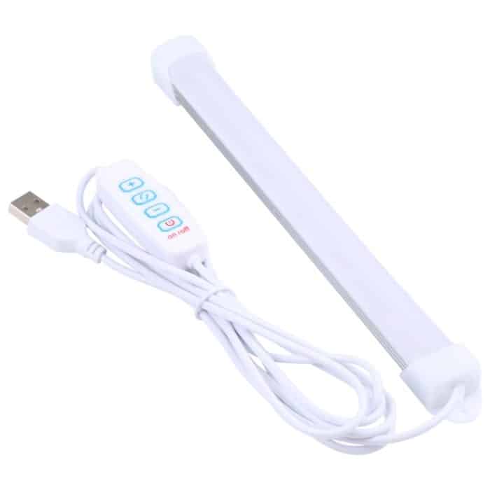 20 cm 24 LEDs Multifunktionale USB Dreifarbige stufenlose Dimmen-LED-Lichtröhre, DC 5V – Bild 1
