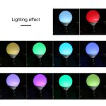 G95 E27 RGB LED Glühbirne Energieeinsparung – Bild 4