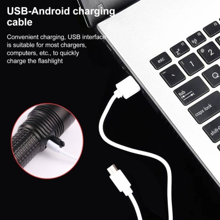 800lm SST40 Aluminiumlegierung Taschenlampe 3 Modi – Bild 4