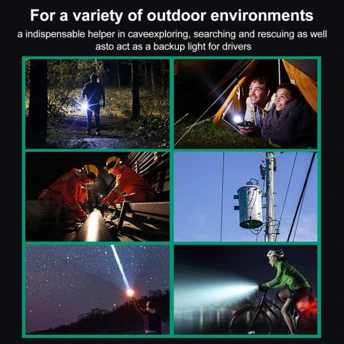 800lm SST40 Aluminiumlegierung Taschenlampe 3 Modi – Bild 5