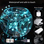 Weihnachtsdekoration RGB Kupferdraht String Licht Bluetooth Mobile App Control, Länge: 2m 20 LEDs – Bild 7