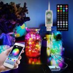 Weihnachtsdekoration USB Kupfer Draht String Licht Bluetooth Mobile App Control, Länge: 20m 200 LEDs – Bild 5