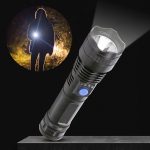 L-839 USB wiederaufladbarer Scheinwerfer Mini Portable XPE Glare LED Taschenlampe – Bild 6