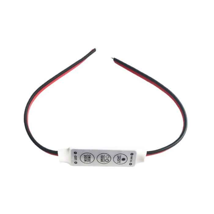 5 STÜCKE Mini 3 Tasten Controller Dimmer für einfarbige LED-Streifenlicht, DC 12-24 V – Bild 1