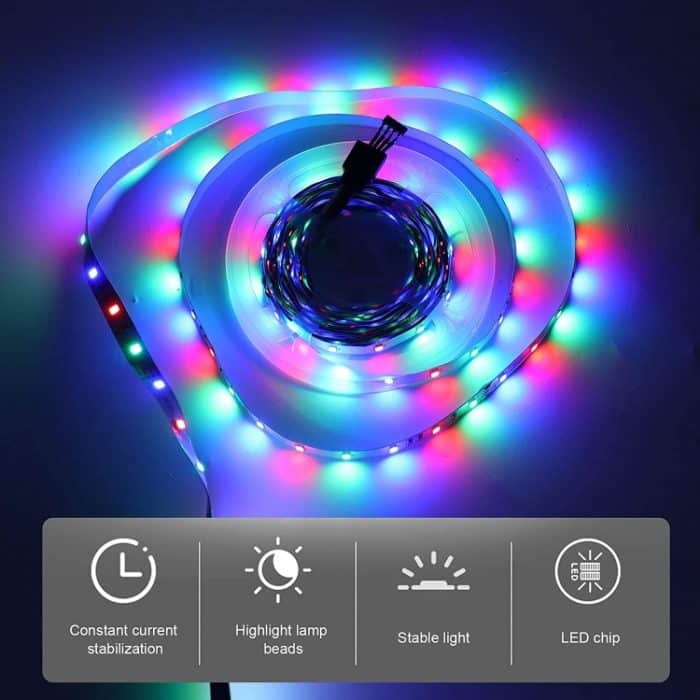 2030 SMD RGB LED wasserdichtes Epoxid-Lichtschlauch, 12 V, Länge: 5 m – Bild 4