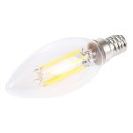 C35 E14 6W 4 LEDs 3000K Retro LED Flament Kerzenglühbirne, AC 220V