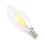 C35 E14 6W 4 LEDs 3000K Retro LED Flament Kerzenglühbirne, AC 220V – Bild 2