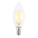 C35 E14 6W 4 LEDs 3000K Retro LED Flament Kerzenglühbirne, AC 220V – Bild 3