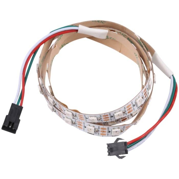 WS2812B 5050 SMD LED RGB Bare Board Lichtschlauch, 30 LED/m, DC 5V, Länge: 1m – Bild 2