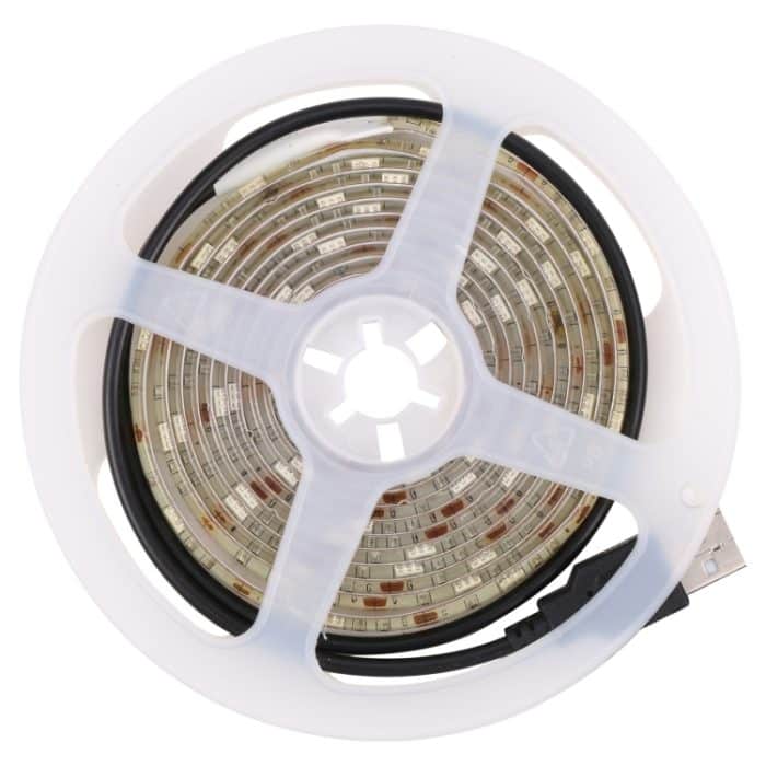 LED1581.jpg USB 5050 SMD LED Rotlicht wasserdichtes Epoxidschlauchlicht, 30 LED/m, DC 5V, Länge: 2m – Bild 1