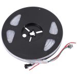 WS2812B RGB Light 5050 SMD LED Gehäuse Wasserdichtes Lichtschlauch, 30 LED/m, DC 12V, Länge: 5m – Bild 3