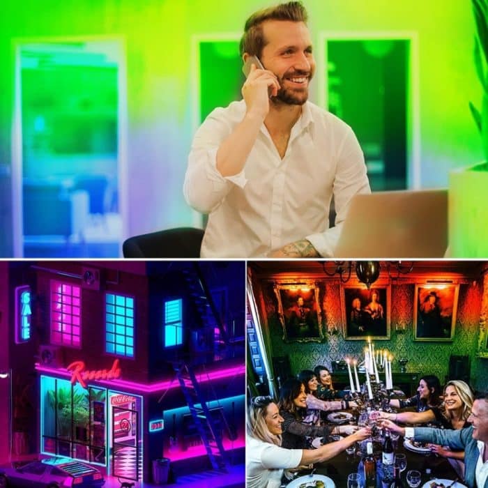 WS2812B RGB Light 5050 SMD LED Gehäuse Wasserdichtes Lichtschlauch, 30 LED/m, DC 12V, Länge: 5m – Bild 6