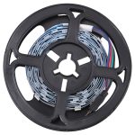 Bare Board 5050 SMD RGB LED-Lichtschlauch, 30 LED/m, Länge: 2 m, 12 V 2 A 100–240 V, mit 24-Tasten-Fernbedienung, 5050 SMD RGB LED,2m