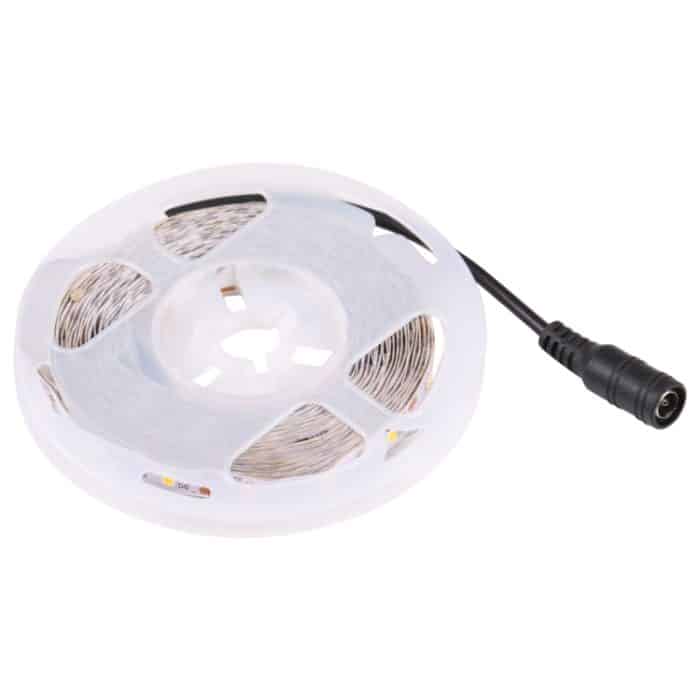 Bare Board 2835 SMD dimmbare LED-Lichtleiste mit weißem Licht/warmem Licht, 60 LED/m, Länge: 5 m, 12 V, 2 A, 100–240 V, 2835 SMD LED, 5m – Bild 2