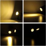 3W Eins für Drei Solarstrahler IP65 Wasserdichte Lichtsteuerung Induktionsrasenlampe für den Außenbereich, Lichtstrom: 300-400 lm (zyklische RGB-Fixierung) – Bild 12