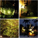 3W Eins für Drei Solarstrahler IP65 Wasserdichte Lichtsteuerung Induktionsrasenlampe für den Außenbereich, Lichtstrom: 300-400 lm (zyklische RGB-Fixierung) – Bild 13