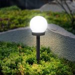 10 PCS Lichtgesteuertes lampenförmiges Rasenlicht Gartenlicht im Freien LED Solarlicht – Bild 5