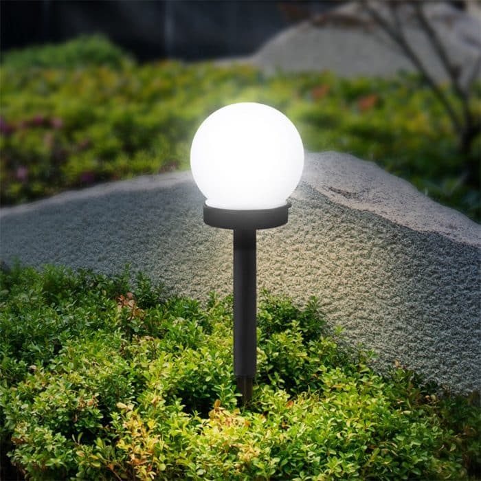 10 PCS Lichtgesteuertes lampenförmiges Rasenlicht Gartenlicht im Freien LED Solarlicht – Bild 5