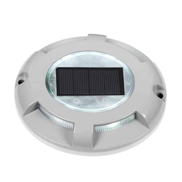 LED Hochdruckbeständige Solarbetriebene eingebettete Bodenlampe IP65 Wasserdichte Gartenrasenlampe für den Außenbereich, weißes Licht 6000K – Bild 2