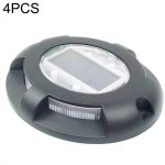 4 PCS LED Solarbetriebene eingebettete Bodenlampe IP68 Wasserdichte Outdoor-Garten-Rasenlampe