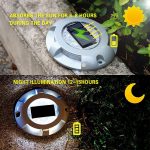 4 PCS LED Solarbetriebene eingebettete Bodenlampe IP68 Wasserdichte Outdoor-Garten-Rasenlampe – Bild 6