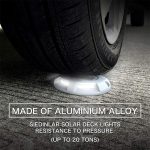 4 PCS LED Solarbetriebene eingebettete Bodenlampe IP68 Wasserdichte Outdoor-Garten-Rasenlampe – Bild 7