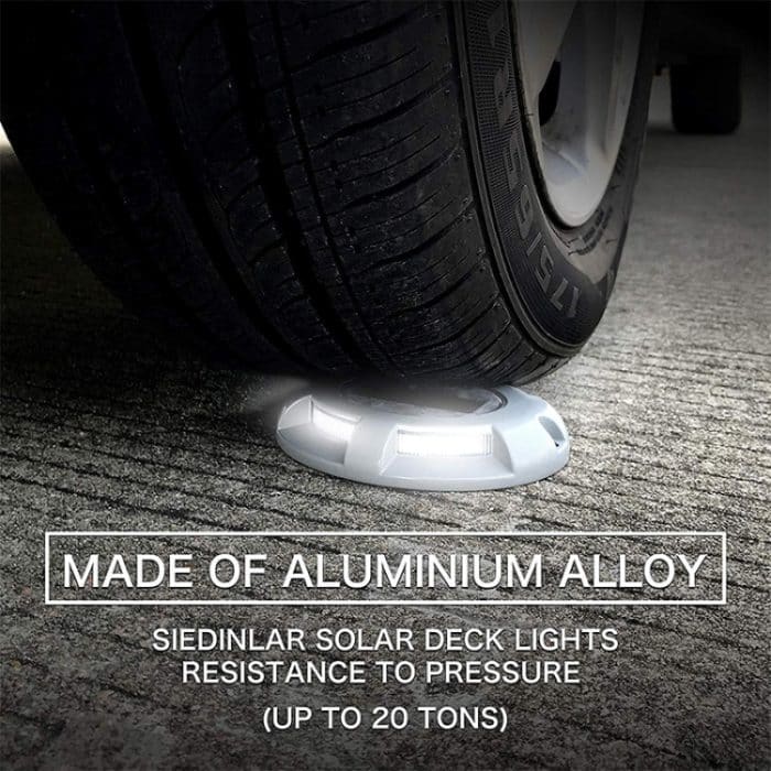 4 PCS LED Solarbetriebene eingebettete Bodenlampe IP68 Wasserdichte Outdoor-Garten-Rasenlampe – Bild 7