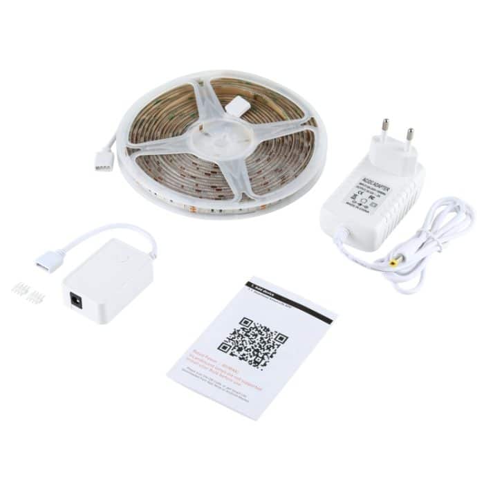 XS-SLD01 5m 60W Smart WiFi Rope Light, 300 LEDs SMD 5050 APP-Fernbedienung für buntes Licht Funktioniert mit Alexa & Google Home, US / EU / UK-Stecker – Bild 3