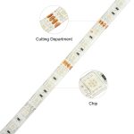 XS-SLD01 5m 60W Smart WiFi Rope Light, 300 LEDs SMD 5050 APP-Fernbedienung für buntes Licht Funktioniert mit Alexa & Google Home, US / EU / UK-Stecker – Bild 5