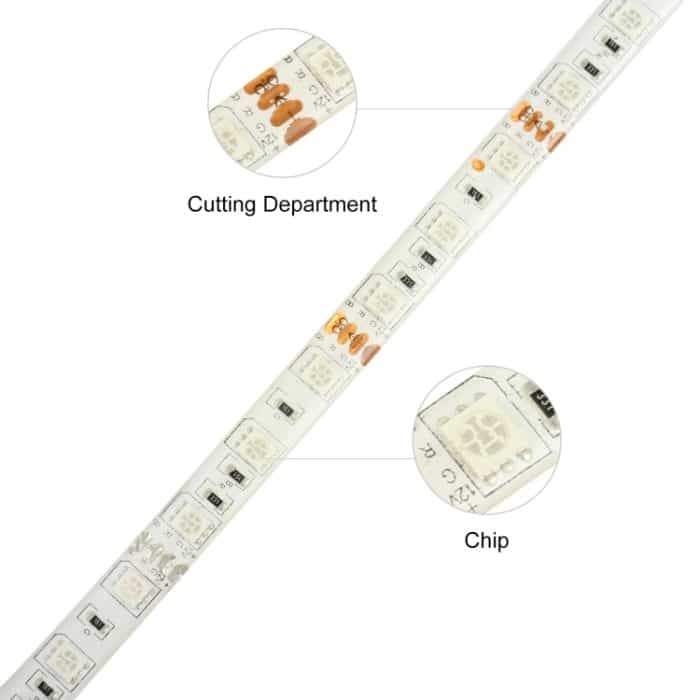 XS-SLD01 5m 60W Smart WiFi Rope Light, 300 LEDs SMD 5050 APP-Fernbedienung für buntes Licht Funktioniert mit Alexa & Google Home, US / EU / UK-Stecker – Bild 5