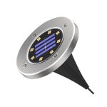 8 LEDs Bunt dimmbares Solar-Garten-Gartenlichtsensor-Typ Intelligente Lichtsteuerung Vergrabenes Licht – Bild 2